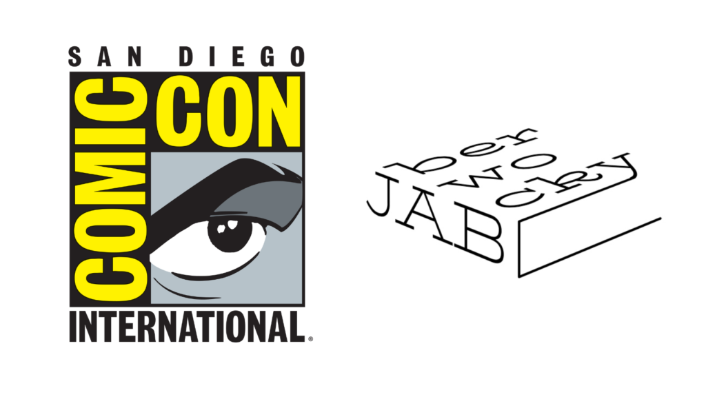 JAB & SDCC 2022 logos